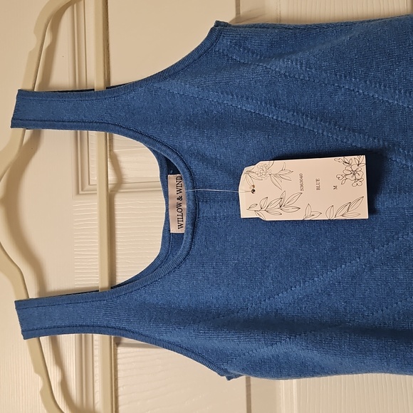 Willow & Wind NWT Blue Sleeveless Dress, Size Medium - Picture 2 of 10
